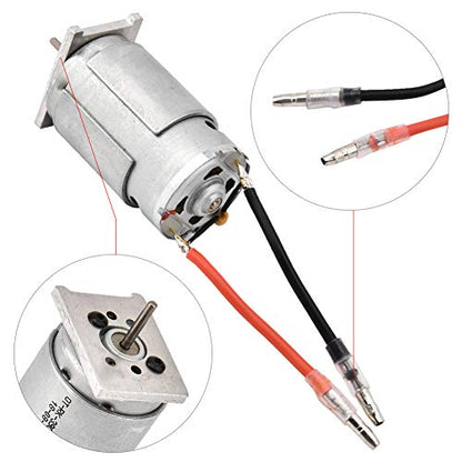 RC E9661 Motor 390, Brushed Motor 390 with Fixed Plate 1/16 RC Car Spare Parts for Truggy Short Course 1631 1651 1621 Car Model Accessory Smax