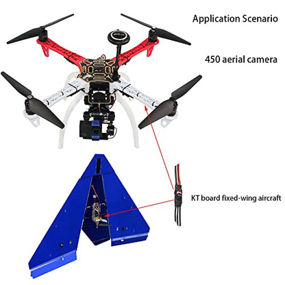 FLYCOLOR 30A Brushless ESC 2-4S with 5V 1A BEC for RC F450 Airplane Durable Quadcopter Helicopter