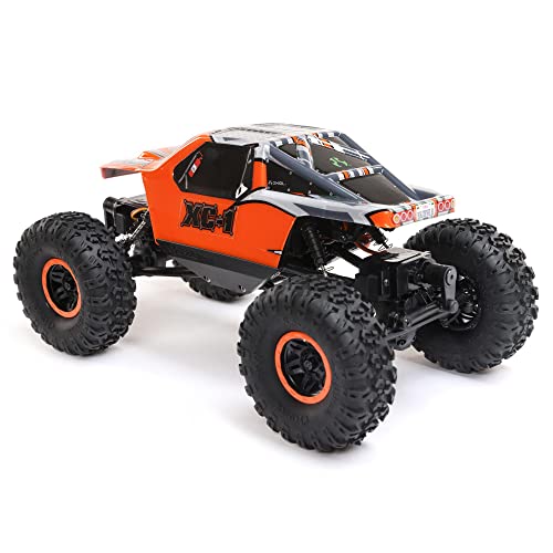 Axial RC Truck 1/24 AX24 XC-1 4WS Crawler Brushed RTR (Includes Everything Needed No Other purchases Required), Orange, AXI00003T2 - color: Orange