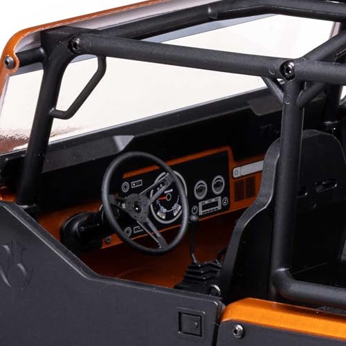 Axial 1/10 SCX10 III Jeep CJ-7 4X4 RTR Brushed RC Rock Crawler, Copper | Battery and Charger Not Included, RC Truck, AXI03008V2T2 - color: Copper