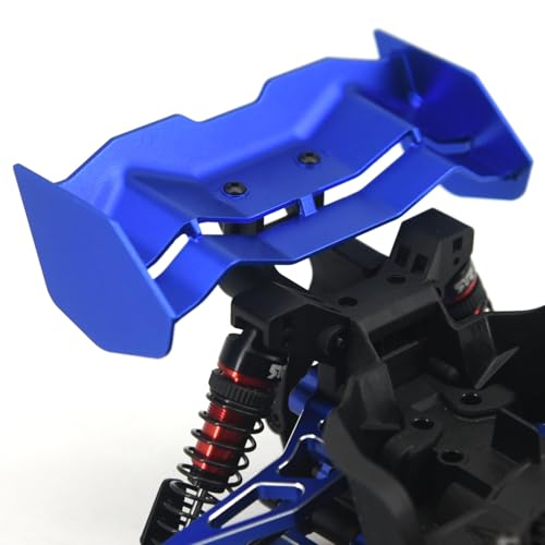 Aluminum Wing for ARRMA Mini Kraton 3S 1/16 RC Car, Upgrade Part(Blue) - color: Blue