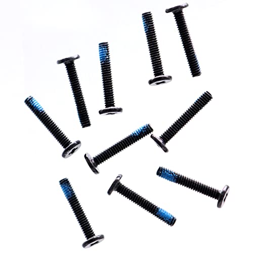 Deal4GO M2x12mm Flat-Head Phillips Screw Replacement for ASUS Dell HP Acer Lenovo MSI Laptop RC Car Vehicles Toys Bottom Case - Black - size: M2x12.0mm