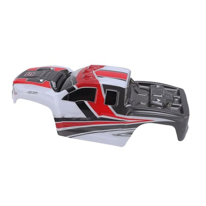 PVC RC Car Body Shell Lightweight Spare Cover with Cool Sporty Look for 1/16 Scale Replacement Parts (Red) - color: Red
