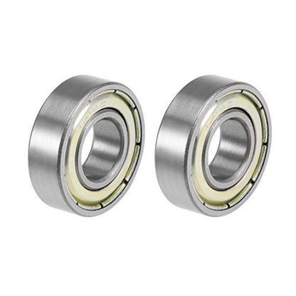uxcell 699ZZ Deep Groove Ball Bearings Z2 9mm X 20mm X 6mm Double Shielded Carbon Steel 2pcs - size: 9mmx20mmx6mm