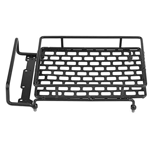 RC Roof Rack Luggage, Model Vehicle Accessory Steel Luggage Tray Roof Rack for 1/10 RC Crawler Car(L)