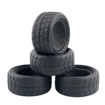8pcs 1/10 RC Drift Tires 65 * 26mm for On Road Racing Car Drift RC Touring Car (Style C) - style: style C