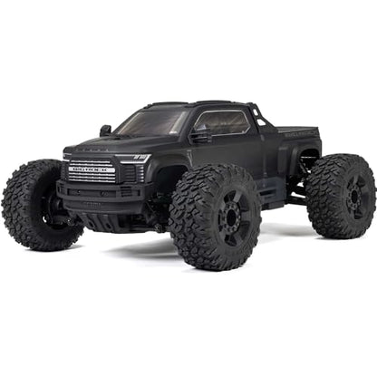 ARRMA RC Truck 1/10 Big Rock 4X4 223S BLX BRUSHLESS Street Truck RTR (Batteries and Charger Not Included) with DSC, (Black), ARA4312V4T1 - color: Black