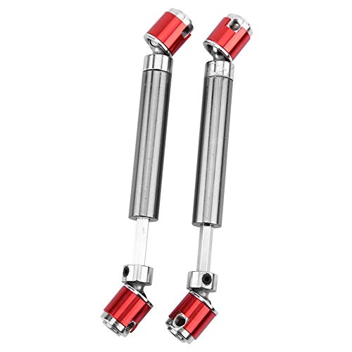 RC Car Drive Shaft, 2 Pcs Metal Upgrade Universal Drive Shaft 110-155mm for SCX10 CC01 D90 D110 RC Crawler Accessory Part