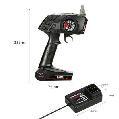 GoolRC 2.4G 3CH AFHS Radio Remote Control Transmitter with Receiver for RC Car Boat