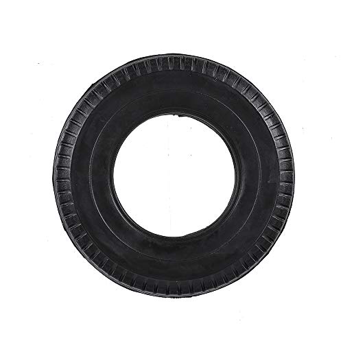 GoolRC 4pcs Trailer Car Rubber Tires for 1/14 Tamiya Tractor Truck RC Climber Trailer