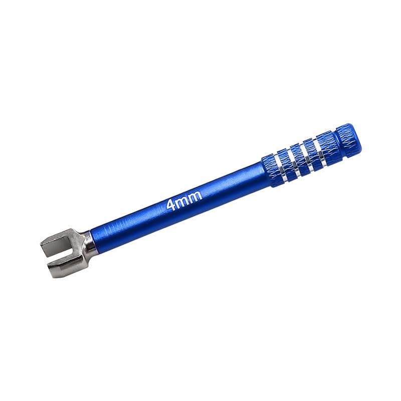 RC Open End Wrench Set 3-6mm 5PCS for 1/10 RC Cars, Blue | For turnbuckle setup, steering link adjustment and routine RC chassis maintenance - color: Blue