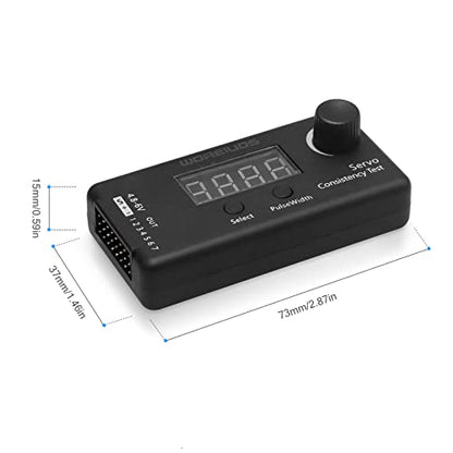 RC Digital Servo Tester ESC Consistency Tester for RC Helicopter Airplane Car
