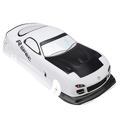 Parts & Accessories 1/10 Clear RC Silk Screen Car Shell Modification for Mazdas RX7 Wheelbase 210X460MM PVC 1:10 Painted Body Shell withSpoiler Part