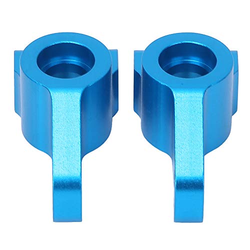 Aluminum Alloy Rear Hub Axle Carrier Replacement for ECX 2WD 1/10 RC Hobby Car, Lightweight Durable RC Rear Axle Hub with Precision Fit, Blue Silver Options (Blue ECX334000B) - color: Blue Ecx334000b