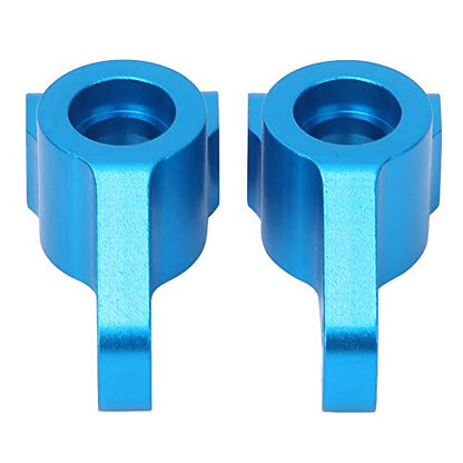 Aluminum Alloy Rear Hub Axle Carrier Replacement for ECX 2WD 1/10 RC Hobby Car, Lightweight Durable RC Rear Axle Hub with Precision Fit, Blue Silver Options (Blue ECX334000B) - color: Blue Ecx334000b