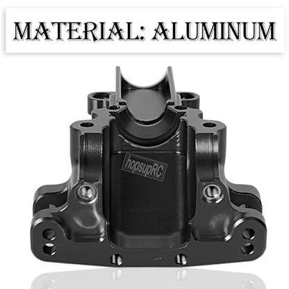 Gearbox Upgrades Parts Front Rear Wave Box Gearbox Upper Shell Cover for 1/5 X-MAXX 8S,1/6 4WD XRT 8S Monster Truck RC Car,Black - color: Black(for1/5 X-maxx )