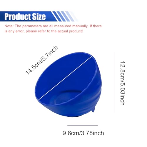 5.7 Inch Magnetic Nut Cup, Dual-Sided Magnetic Bowl, Curved Tool Tray Holds Up to 6 Lbs, Multi-Use Magneti c Parts Tray for Car Bolts Nuts Screws Small Parts Organizer(Blue) - color: Blue