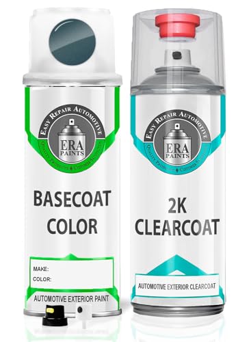 ERA Paints 8U3 - Hypnotic Teal Mica for SCION Exact Match Automotive Touch Up Paint Spray - 2K Essential Kit - style: Spray - 2K Essential Kit