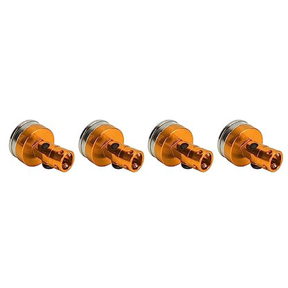 CHICIRIS RC Car Body Post Mount Set, Lightweight Aluminum Support Column for 1/8 1/10 Remote Control Vehicle (#1) (#2) (#3) - color: Orange