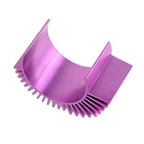 Aluminum Engine Motor Heatsink Fins, RC 540 550 Car Accessories, 4 Pcs | 4-Pack, Electric motor heatsinks, for RC 540 and 550 size, brushed brushless motors, violet cooling fins. - style: Violet
