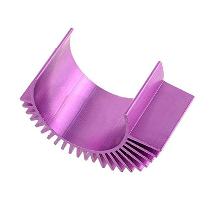 Aluminum Engine Motor Heatsink Fins, RC 540 550 Car Accessories, 4 Pcs | 4-Pack, Electric motor heatsinks, for RC 540 and 550 size, brushed brushless motors, violet cooling fins. - style: Violet