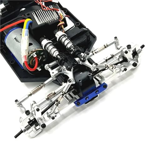 for WLtoys 12428 12423 12429 12427 FY 4Pcs Hydraulic Shock Absorber Metal Upgrade RC Car Parts Accessories Repair Spare Rc Parts - color: Red