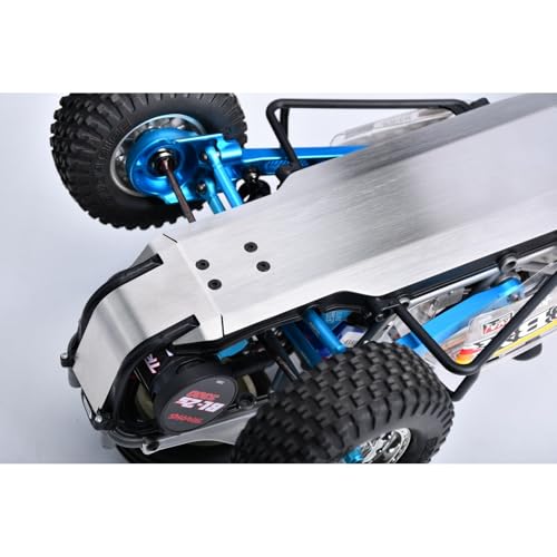 Stainless Steel Integrated Chassis Skid Kit for Tamiya 58719 1/10 RC BBX BB-01 Chassis Upgrades