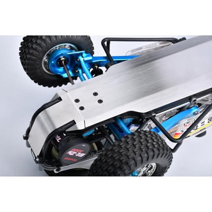 Stainless Steel Integrated Chassis Skid Kit for Tamiya 58719 1/10 RC BBX BB-01 Chassis Upgrades