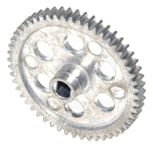 Differential Drive Gear Parts Compatible with WLtoys 1/12 124008 Rc Car Differential Diff Gear Upgrade Parts(silver gray)