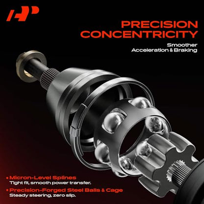 A-Premium Front Driver or Passenger Side CV Axle Shaft Assembly | Compatible with Toyota & Lexus - 4Runner 2003-2022, Tacoma 2005-2020, FJ Cruiser 2007-2014, GX460 2010-2022, GX470 2003-2009 - style: Front Driver or Passenger Side
