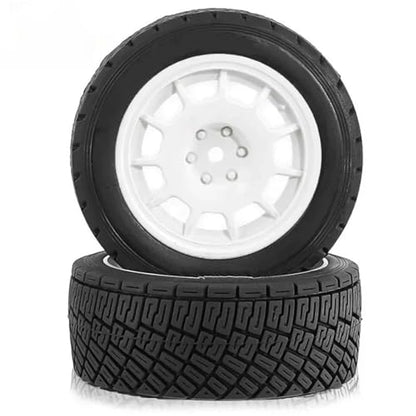 for 1/10 RC Model for Rally Car Upgrade Parts for Racing Tires 4PCS 78 * 30mm 12mm Adapter Decorative Spare Replace Models RC Replacement Parts