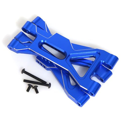RC Swing Arm Kit for ARRMA 1/10 Gorgon 4X2 2WD Monster Truck Metal RC Front Lower&Upper Suspension Arm Upgrade Parts (Blue) - color: Blue