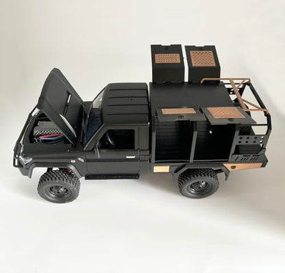 WPLDEWAN MN82S RC Rock Crawler RC Truck 4x4 1/12 Scale Toyota Land Cruiser | Remote Control Crawler Off Road Vehicle All Terrain Full Proportional 280 Motor Upgraded Chassis Adult