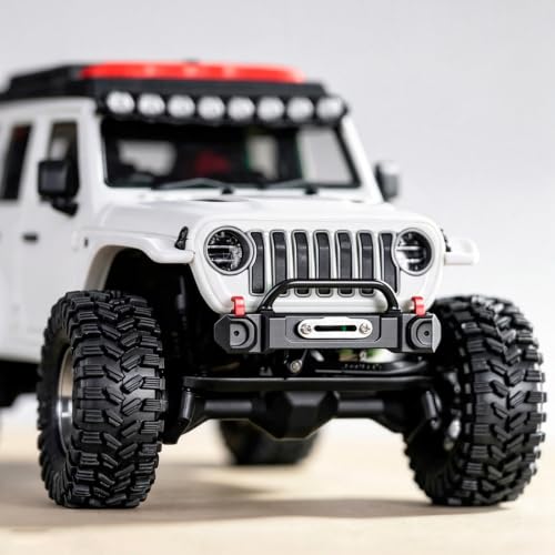 Aluminum Front & Rear Bumper for SCX30 Bronco RC Bumper for 1/30 RC Crawler Upgrades Part - color: Black