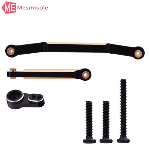 FCX24 Brass Steering Link & Servo Horn for FMS 1/24 FCX24 Series 1/18 FCX18 LC80 Servo Arm Upgrades Part