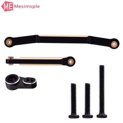 FCX24 Brass Steering Link & Servo Horn for FMS 1/24 FCX24 Series 1/18 FCX18 LC80 Servo Arm Upgrades Part