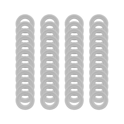 M5x10mm Precision Metal Shim Set,304 Stainless Steel Metric Washers 48pcs | 0.1, 0.2, 0.3 and 0.5mm assorted spacers for M5 metric bolts, mechanical fastening, shaft alignment and precision assembly - size: M5X10