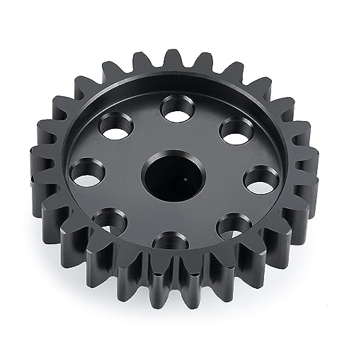Mod 1.5 8mm Motor Gears 25T Steel Pinion Gear for 1:5 X Maxx 6S/8S | XRT 1/6 8S Monster 4WD 1/10 E-REVO Truck Upgrades - size: 25T