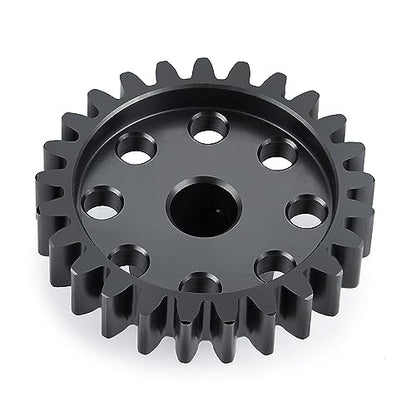 Mod 1.5 8mm Motor Gears 25T Steel Pinion Gear for 1:5 X Maxx 6S/8S | XRT 1/6 8S Monster 4WD 1/10 E-REVO Truck Upgrades - size: 25T
