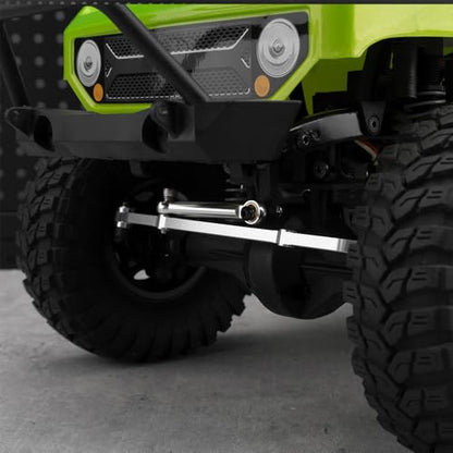 MOHERO Aluminum Steering Link Arm Tie Rod for Axial SCX10 Upgrade - color: Silver