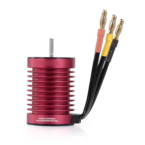 F540 Surpass F540 Hobby 4370KV Brushless Motor 45A ESC Sensorless 4 Pole 12 Slot High 3.175mm Shaft for 1/10 RC Car Truck