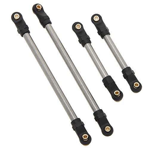 MEUS Racing SCX24 Links High Clearance Chassis Links Steering Links Set 10pcs 155mm Wheelbase for SCX24 Gladiator AXI00005 1/24 RC Crawler Car - size: 155mm