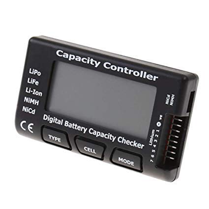 FLY RC Cellmeter 7 Digital Battery Capacity Checker Controller Tester Voltage Tester for LiPo Li-ion NiMH Nicd Battery