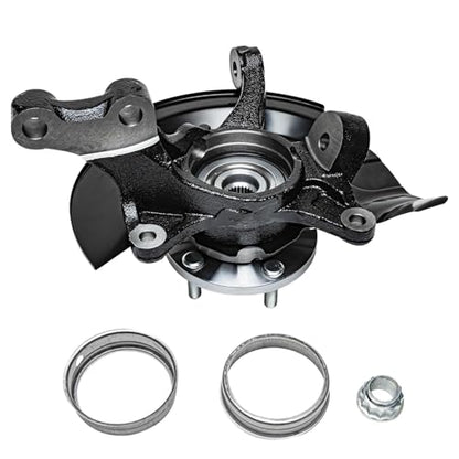 Detroit Axle - 2.4L 4pc Steering Knuckles Kit for 2004 2005 2006 | Toyota Camry, 2 Front Steering Knuckles & Wheel Bearing Hubs 2 Rear Wheel Bearing Hubs [Vehicle Built in USA, 4-Wheel ABS] - size: 4UW48659/Kit