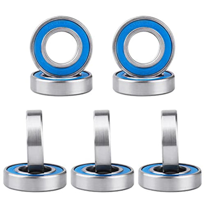 RC Ball Bearings 12x24x6mm Compatible with Arrma 1/5 Kraton 4WD BLX 1/5 Outcast 4WD BLX HPI Baja 5B (10-Pack) - size: 12x24x6mm