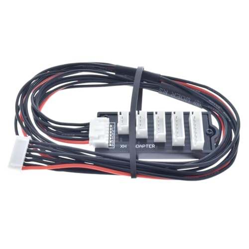 JST-XH 2S - 6S Balance Board with 60cm Extended Length JST-XH Adapter Cable - 60cm 20awg (100 Strand) Wire - Flexible Silicone Insulation - 2.54mm / 0.1" Pin Spacing