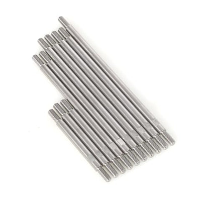 LCX 1/10th RC Car Stainless Steel Complete Suspension Link Set Tie Rods 313mm Wheelbase for TRX4, Upgrades Parts Accessories