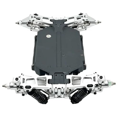 Steering Knuckle Models For UD GR M16 OP 1/16 Metal Upgrade Rear Steering Cup RC Crawler Car Truck For Buggy Accessories Parts(Silver) - color: Silver