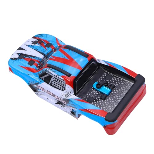 Upgrade Aluminum Alloy Spare Parts Full Set RC Car Accessories Fitting for Hyper Go H16BM H16GT H16DR MJX 1/16 JC16EP Brushless High Speed Trucks (RED,Car Shell Buckle) - size: Car Shell Buckle