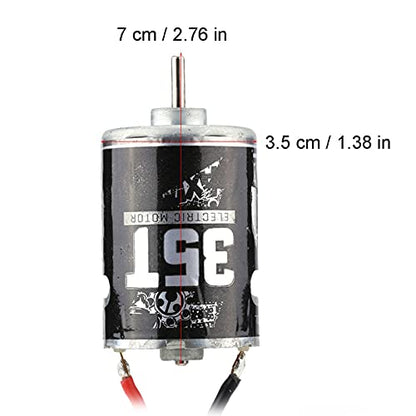 RC Crawler Motor, High Torque Sensored Brushless 1/10 Scale for Off-Road Crawling and Hobbyists Adventure Enthusiasts